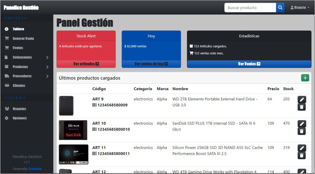 Gestión de Inventarios